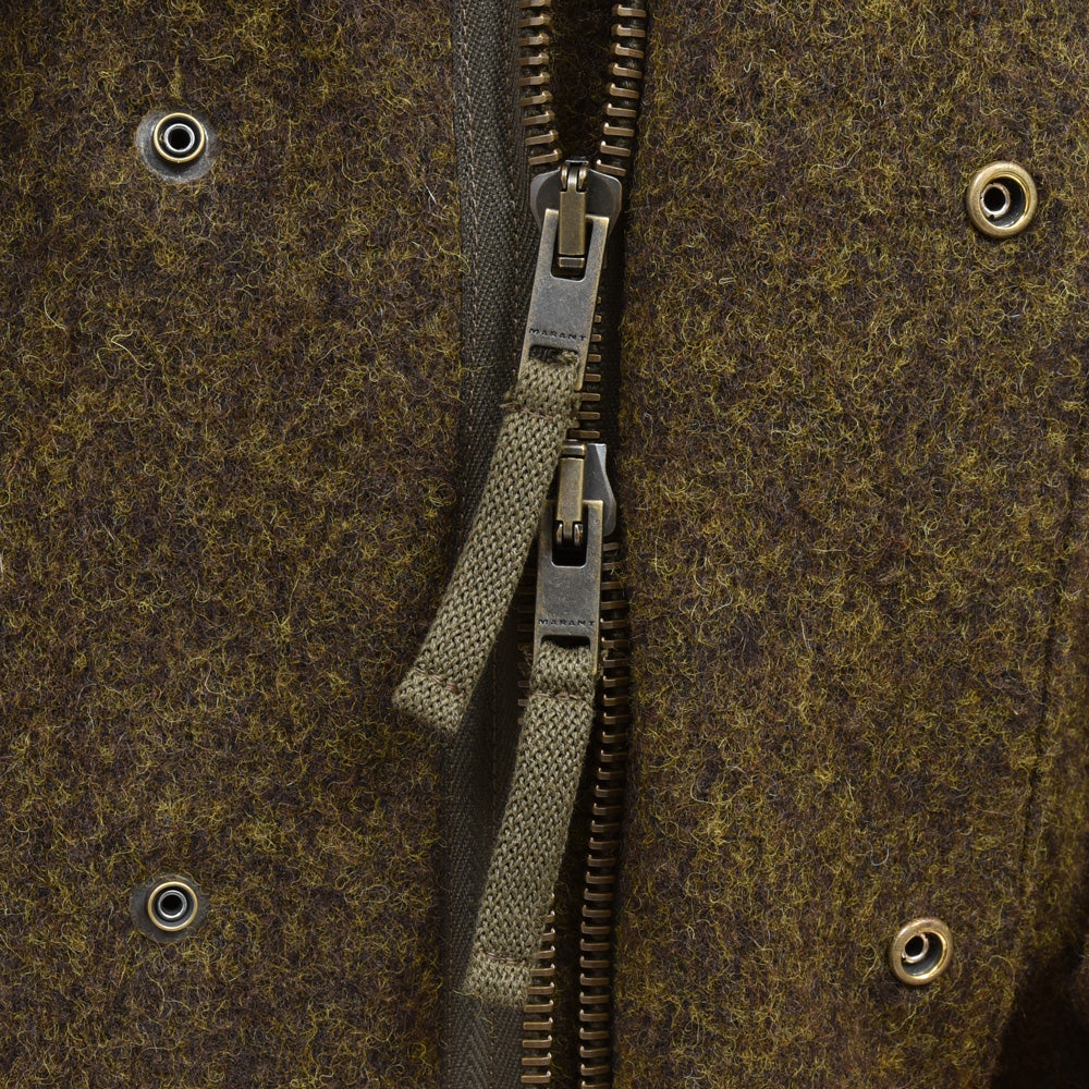 ISABEL MARANT（イザベル マラン） ボイルドウールフーデッドコート 274-21101
