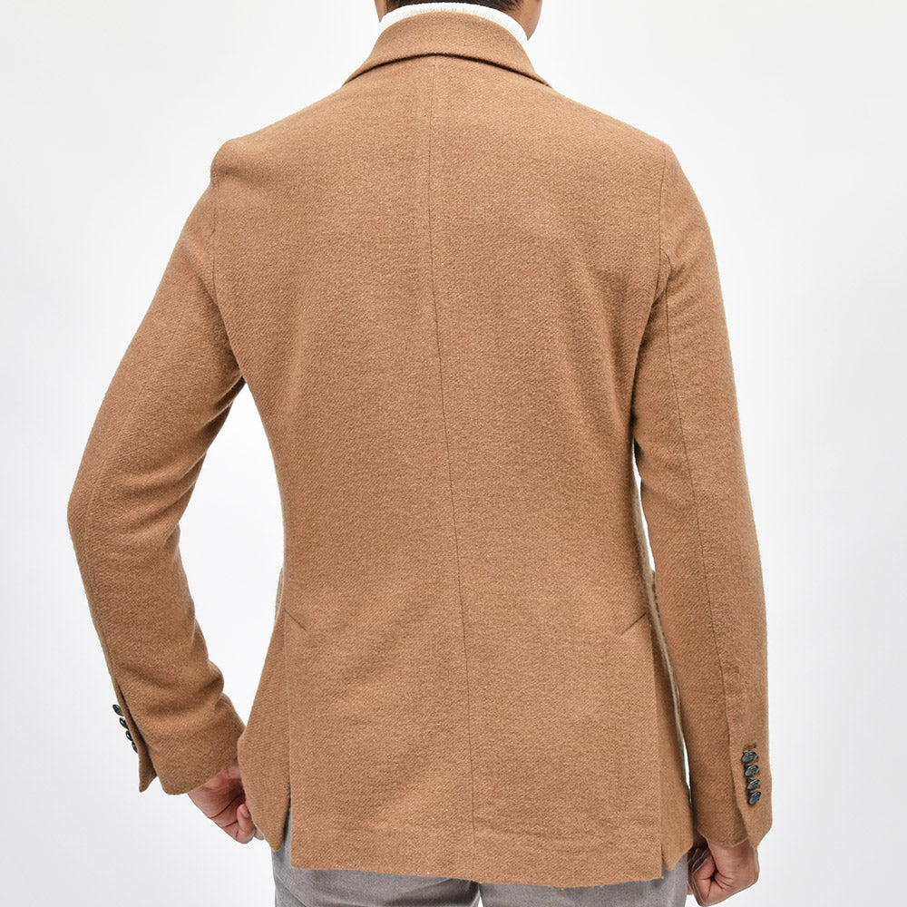 CIRCOLO 1901 チルコロ1901 ヴァージンウール カシミヤ ストレッチ ジャージー ダイアゴナル メタルボタン ダブル6Bジャケット