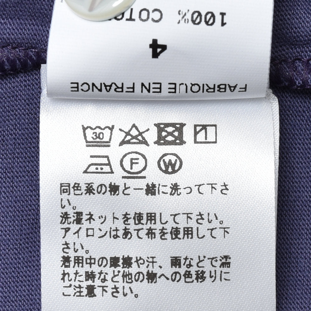 ELACIO（エラシオ） Moselモーゼル コットンスムースジャージL/Sモックネックカットソー