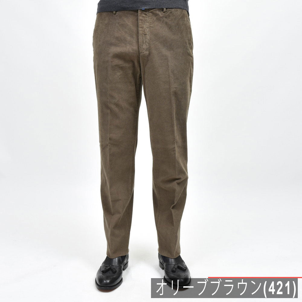 INCOTEX（インコテックス） REGULAR FIT ガーメントダイストレッチコットンコーデュロイテーパードパンツ 1W0039-40927/21534