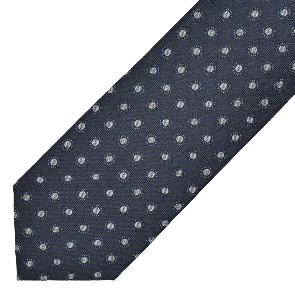THE SOLE（ザ ソール）シルクレップサークル小紋タイ TS-TIE8-FAN001 18242000161
