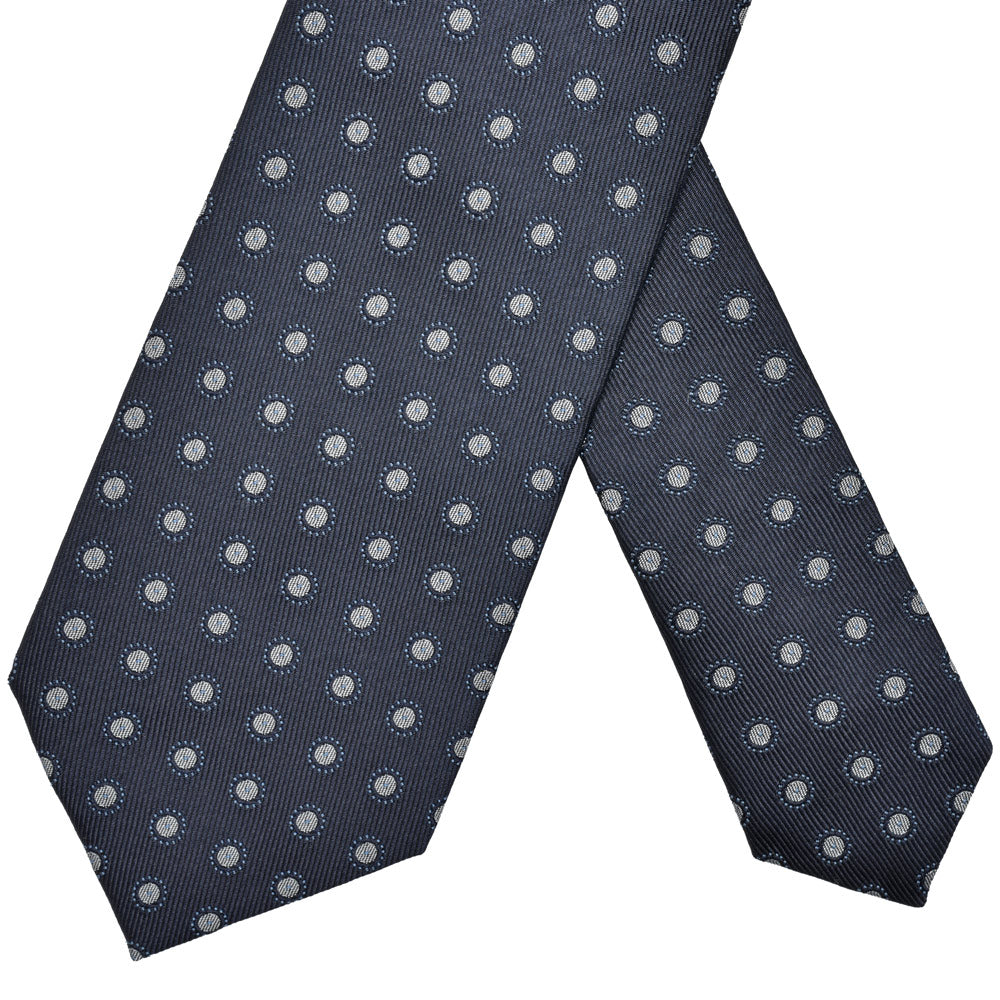 THE SOLE（ザ ソール）シルクレップサークル小紋タイ TS-TIE8-FAN001 18242000161