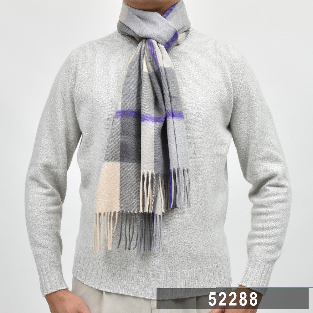 Joshua Ellis（ジョシュア エリス） カシミアチェックマフラー 35×190 J0S24W0000