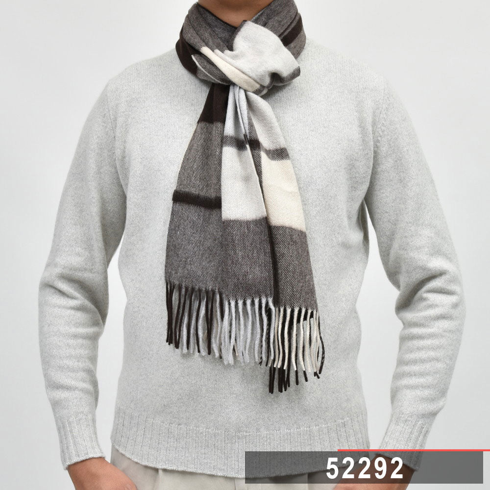 Joshua Ellis（ジョシュア エリス） カシミアチェックマフラー 35×190 J0S24W0000