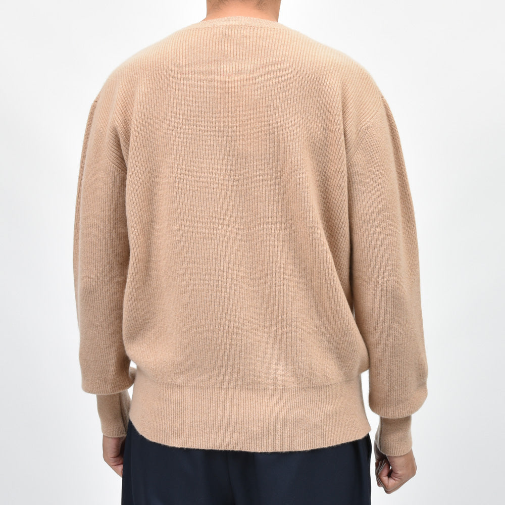 balcone Rencontrant（バルコーネ レンコントラント） カシミアリブクルーネックニット HJM-01