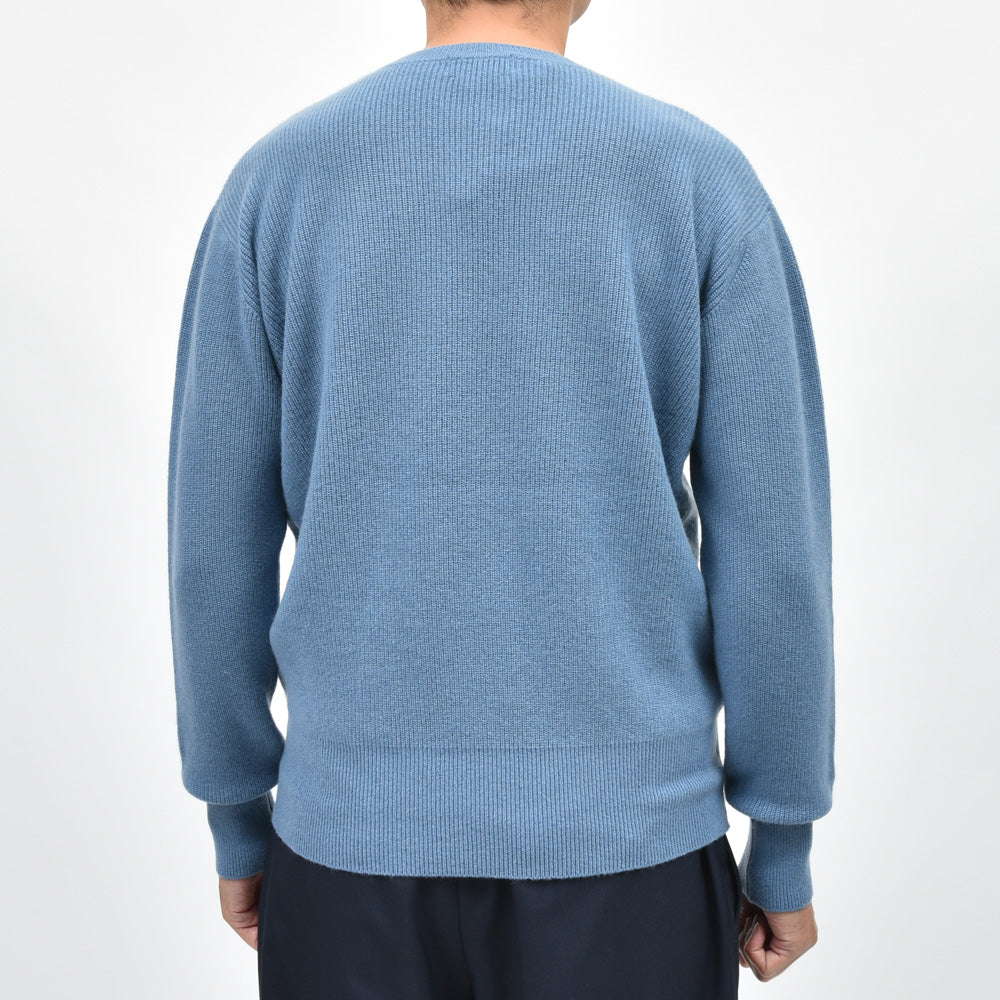 balcone Rencontrant（バルコーネ レンコントラント） カシミアリブクルーネックニット HJM-01