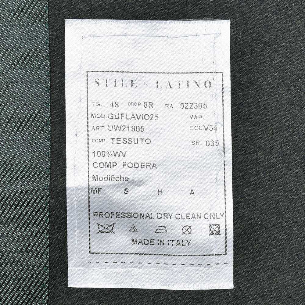 SIPARIO by STILE LATINO シパーリオ バイ スティレ ラティーノ FLAVIO ヴァージンウール ライトフランネル シングル2Bジャケット