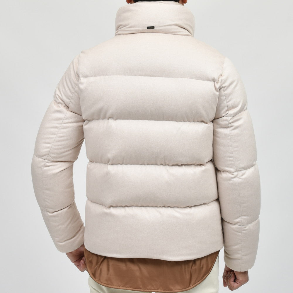 HERNO（ヘルノ） ウォーターレペレントシルクカシミアサキソニーダウンブルゾン PI001027U-38087+12020
