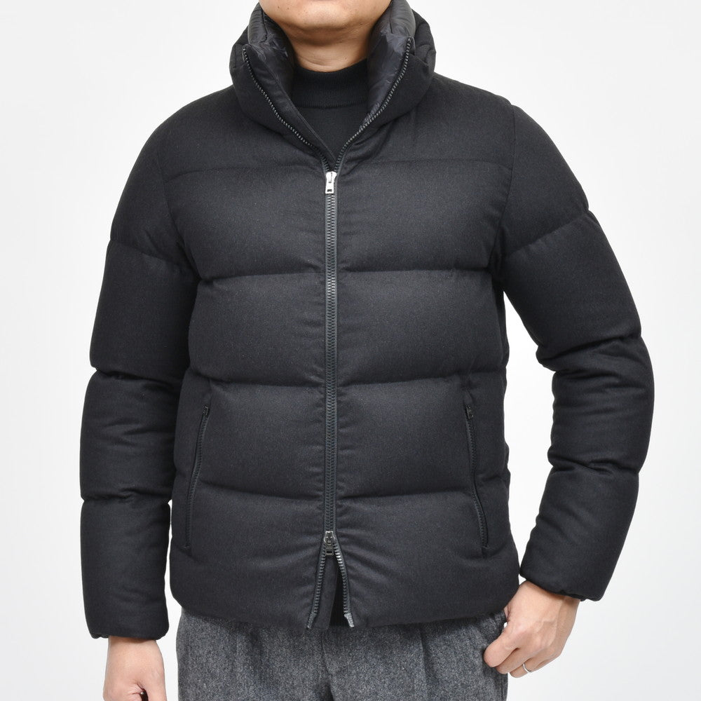 HERNO（ヘルノ） ウォーターレペレントシルクカシミアサキソニーダウンブルゾン PI001027U-38087+12020