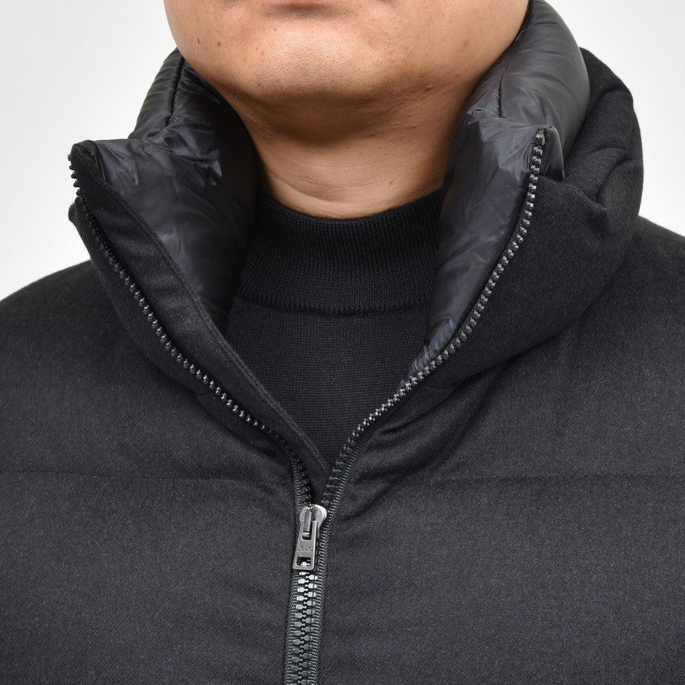 HERNO（ヘルノ） ウォーターレペレントシルクカシミアサキソニーダウンブルゾン PI001027U-38087+12020