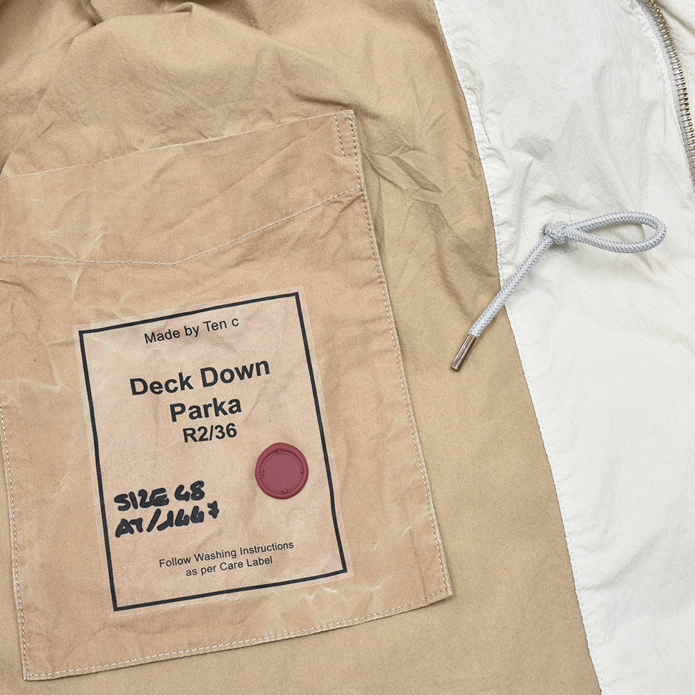 Ten c テンシー DECK DOWN PARKA ナイロン N-3B ダウンジャケット