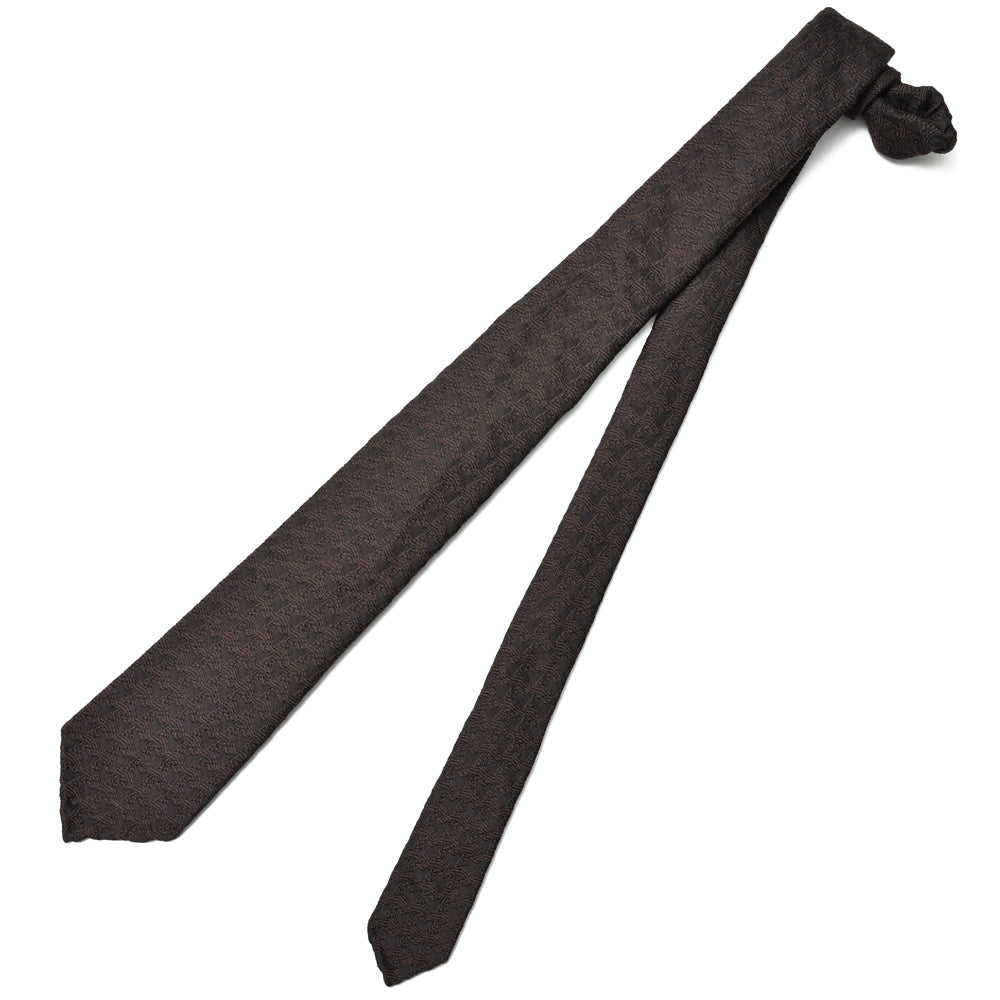 TIE YOUR TIE（タイ ユア タイ） ウールシルクハウンドトゥースセッテピエゲタイ TD633280007 18246212179