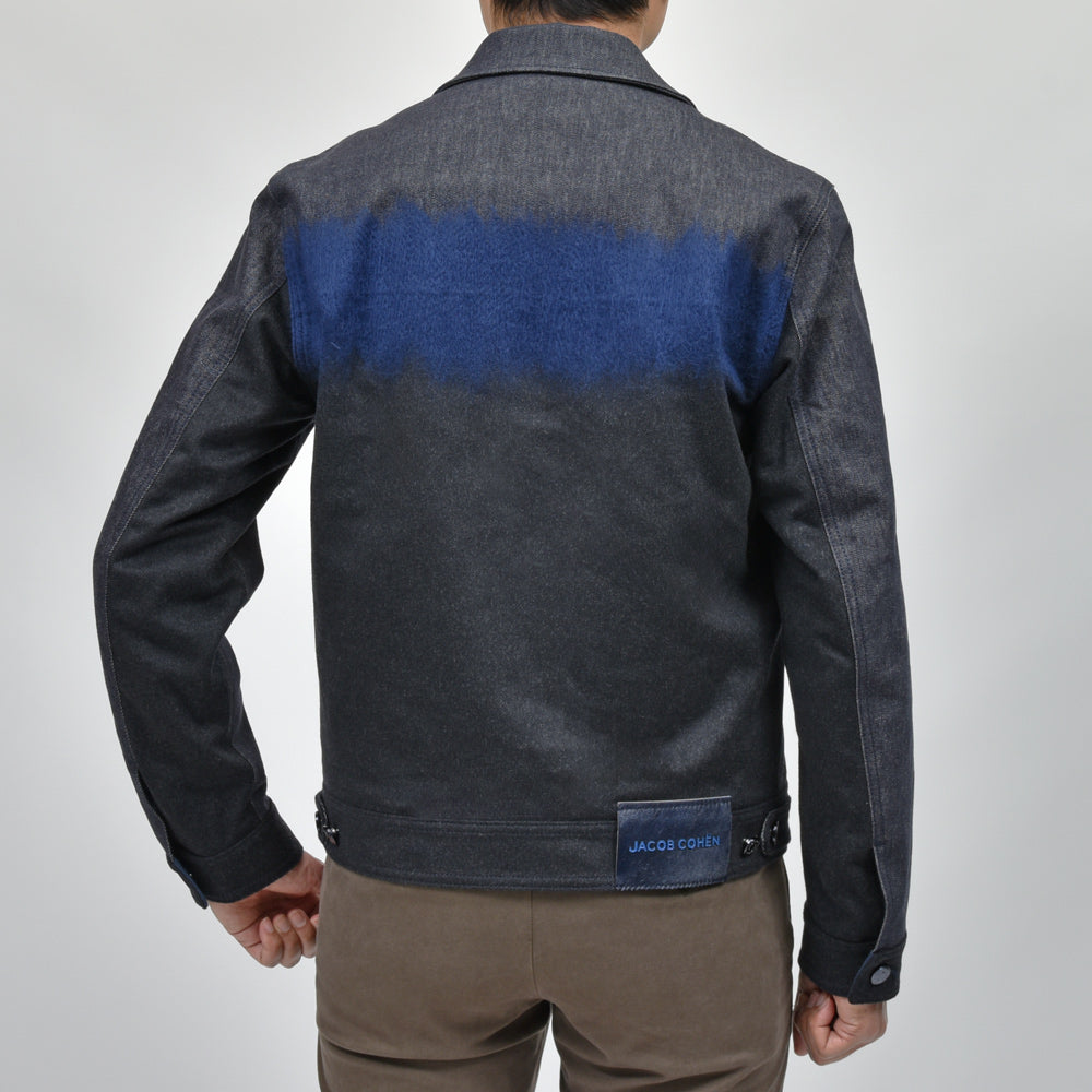 JACOB COHEN（ヤコブコーエン） コットンウールコンビパデッドデニムトラッカージャケット 226-21806