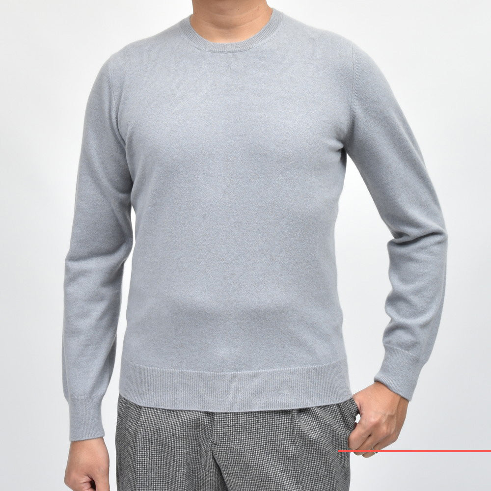 MAGAZZINO RICAMBI（マガジーノ リカンビ） フェルテッドカシミアクルーネックニット GIROCOLLO