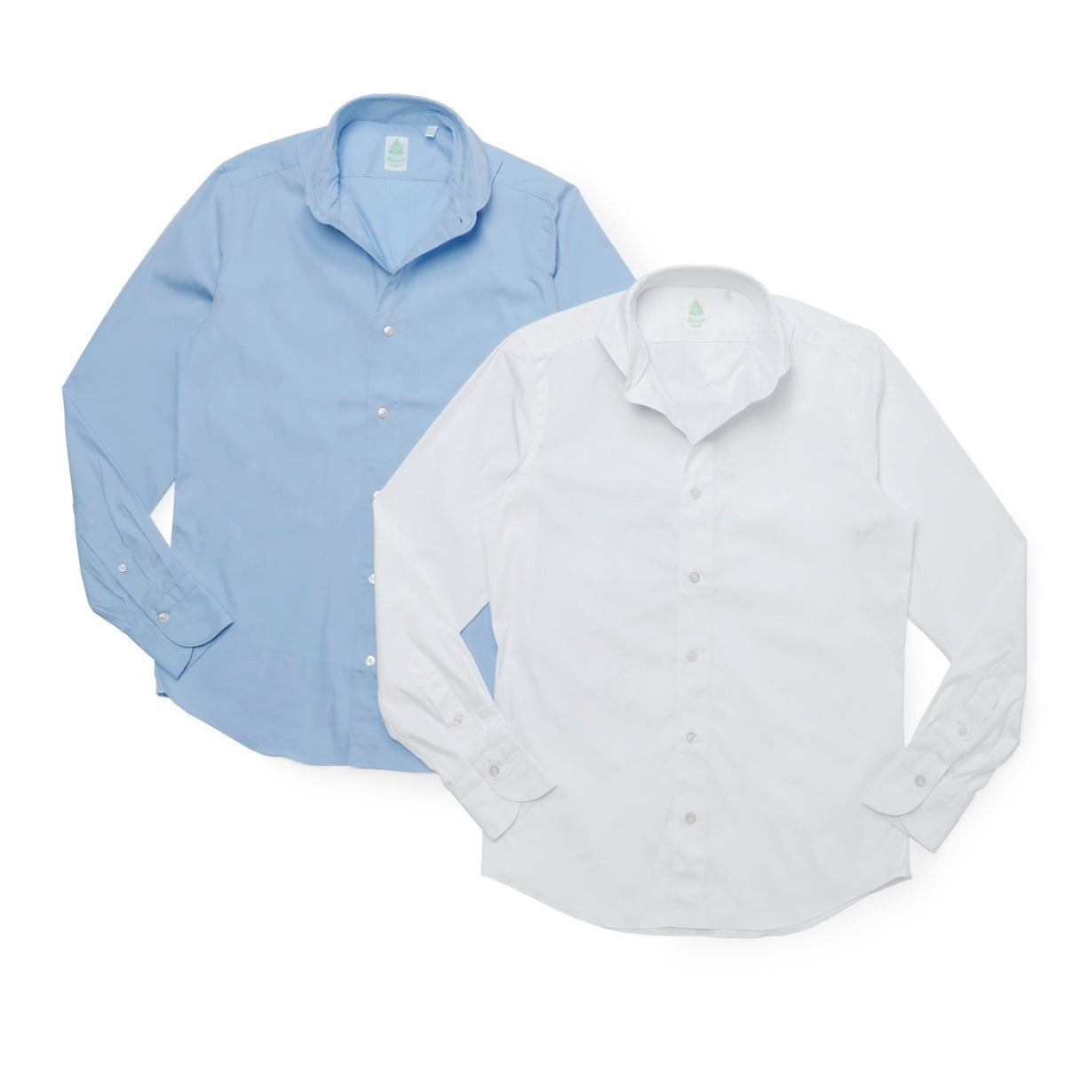 フィナモレ / ストレッチ コットン カッタウェイカラー シャツ/SERGIO BALI C0643