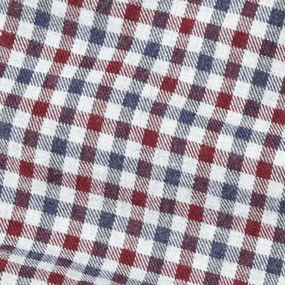 GLANSHIRT（グランシャツ） ウォッシュドコットンネルタッターソールチェックワイドカラーシャツ 21403