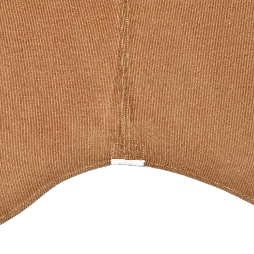 GLANSHIRT（グランシャツ） ウォッシュドコットンコーデュロイセミワイドカラーシャツ 21419