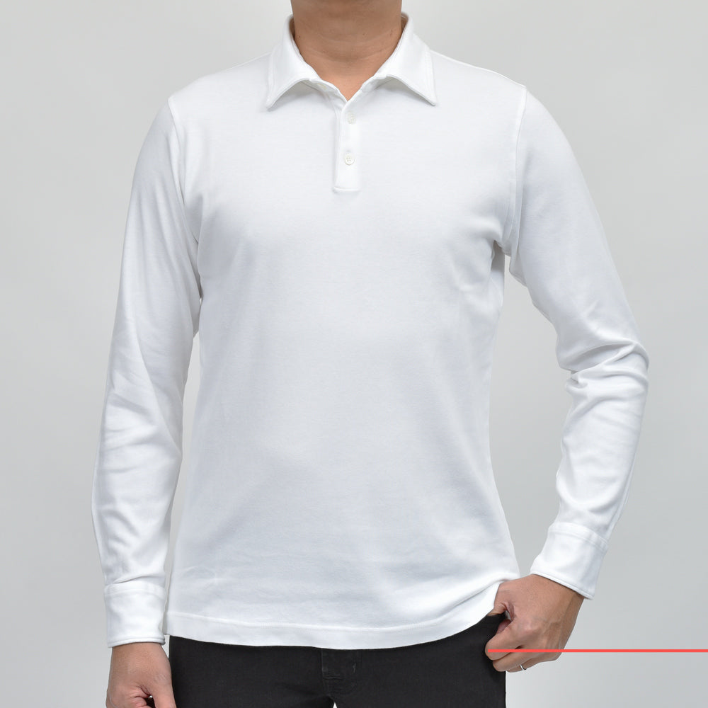 ZANONE（ザノーネ） コットンジャージL/Sポロ POLO ML/SLIM FIT/815102/ZM338/23400