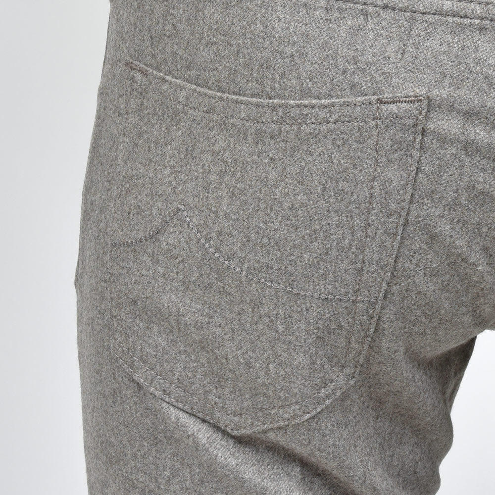 JACOB COHEN（ヤコブコーエン） NICKニック PREMIUM EDITION ウールフランネルストレッチスリムテーパードパンツ 226-22374
