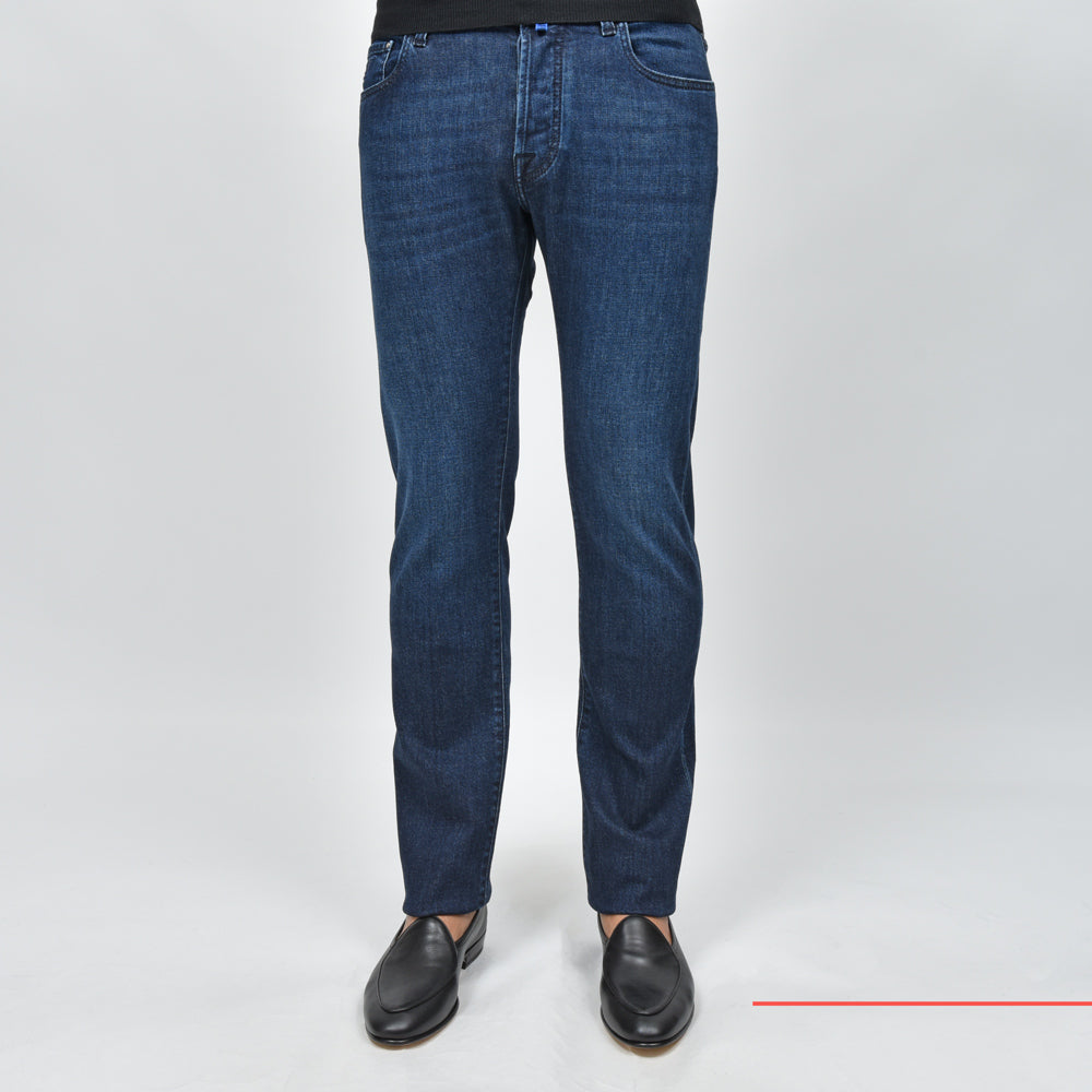 JACOB COHEN（ヤコブコーエン） BARDバード PREMIUM EDITION ウォッシュドコットンカシミヤストレッチテーパードフィットデニム 226-22453
