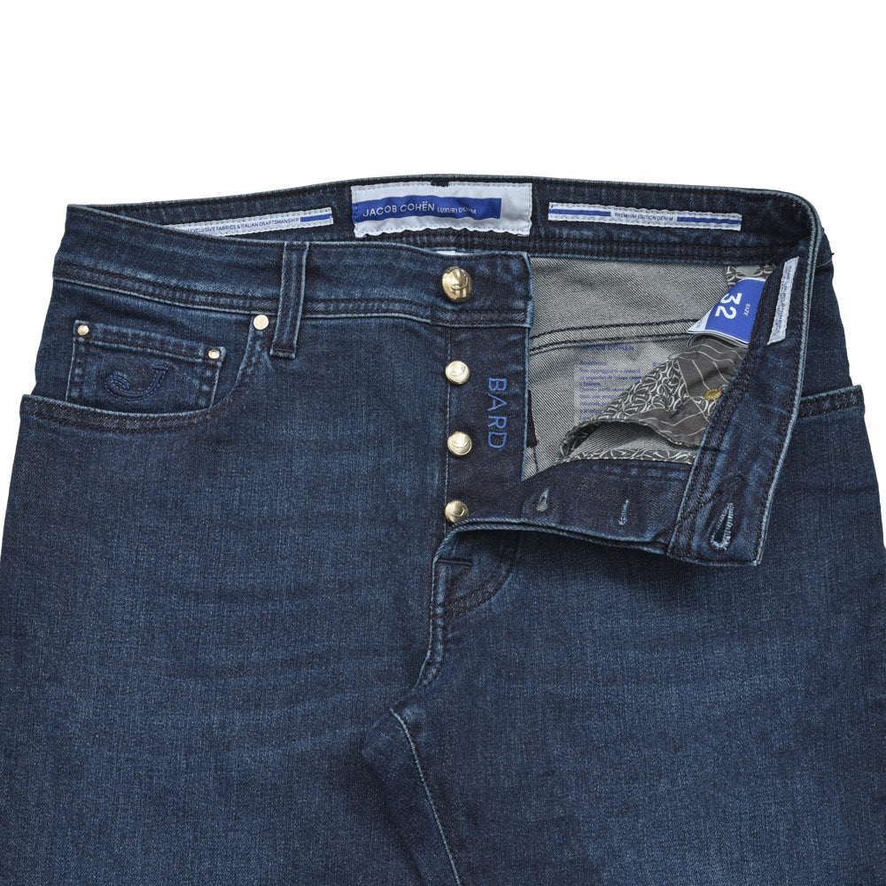 JACOB COHEN（ヤコブコーエン） BARDバード PREMIUM EDITION ウォッシュドコットンカシミヤストレッチテーパードフィットデニム 226-22453