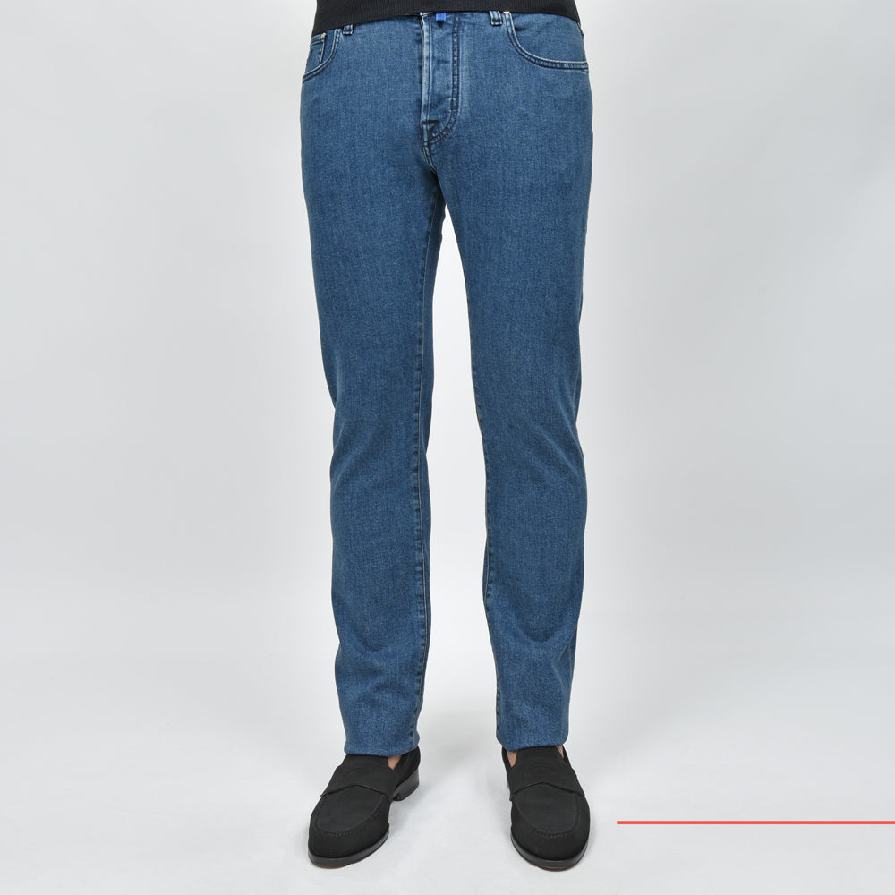 JACOB COHEN（ヤコブコーエン） BARDバード PREMIUM EDITION ウォッシュドコットンカシミヤストレッチテーパードフィットデニム 226-22454