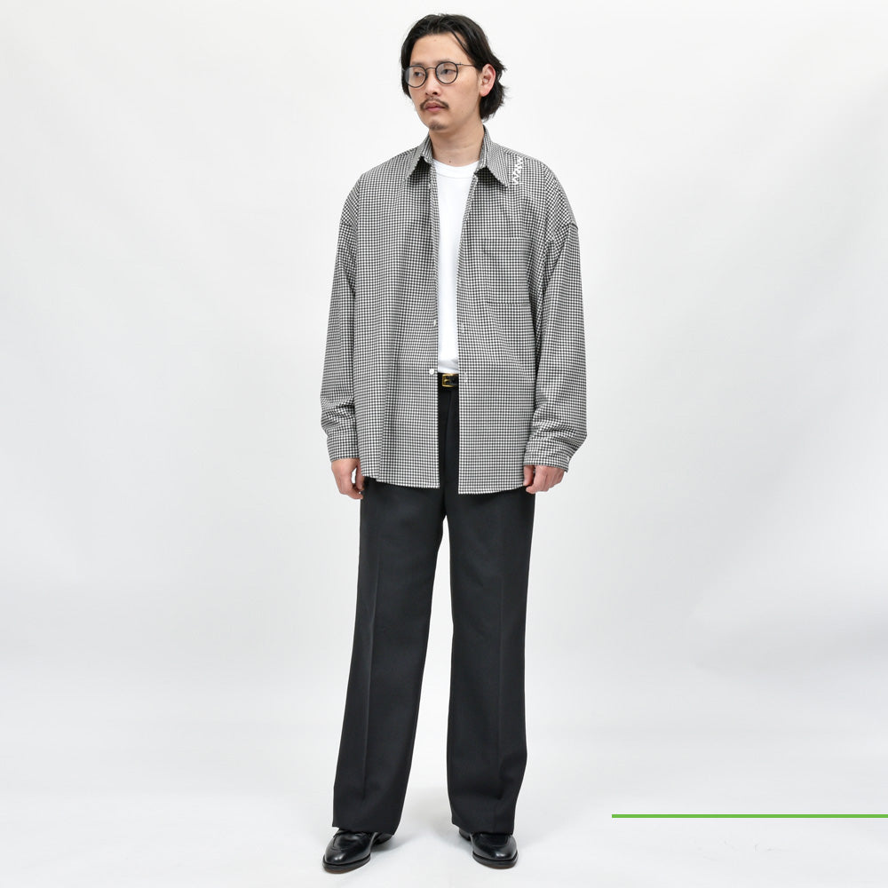 MARNI（マルニ） ポリエステルウールギンガムチェックシャツ CUMU0061S5 UTP787