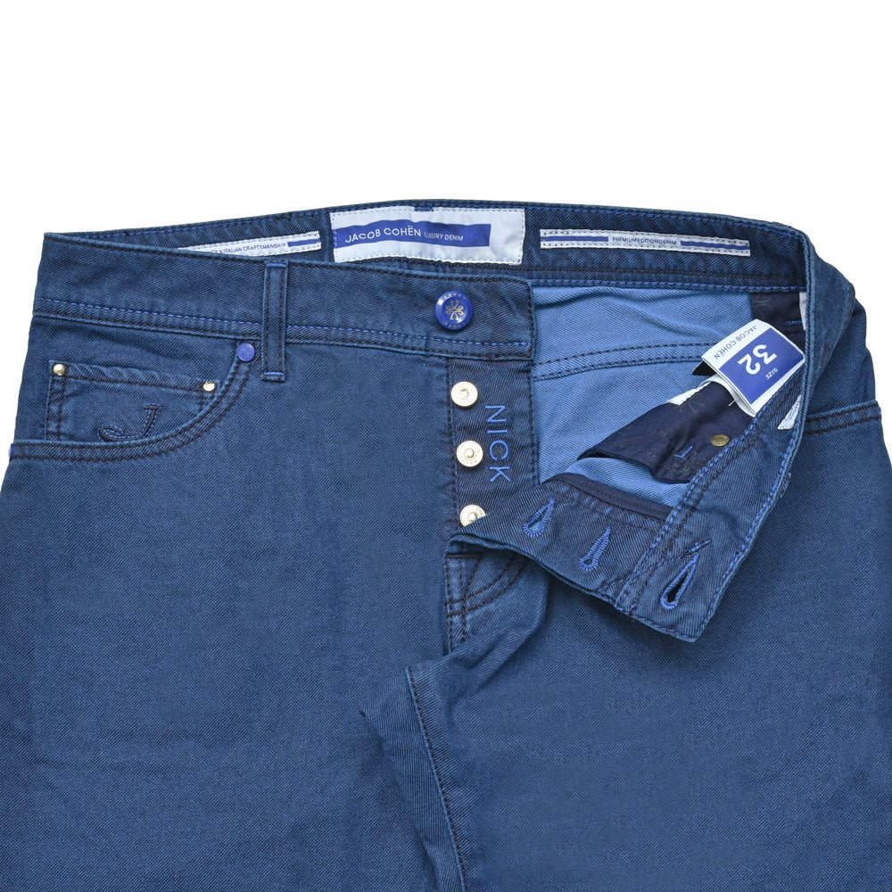 JACOB COHEN（ヤコブコーエン） NICKニック PREMIUM EDITION ウォッシュドコットンポリエステルストレッチテーパードフィットデニム 226-22616