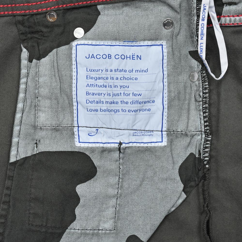 JACOB COHEN（ヤコブコーエン） BARDバード Apres-ski コットンストレッチピーチスキンスリムテーパードパンツ 226-22330