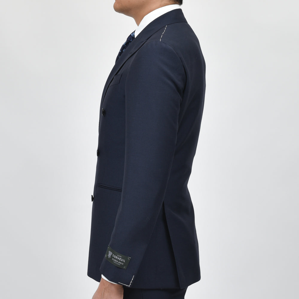 guji（グジ） SUPER BRIOスーパーブリオ キッドモヘアウール6B1プリーツダブルスーツ(MADE BY RING JACKET / DORMEUILファブリック)【春/夏】17151