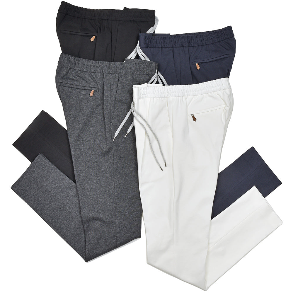 PT TORINO ピーティー トリノ サマージャージー ストレッチ 1プリーツ シャーリングパンツ SOFT FIT/VD02