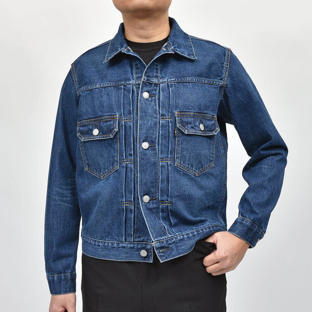 SCYE BASICS サイベーシックス セルビッジデニム ユーズドウォッシュ ピボットスリーブ 2ndタイプ Gジャン トラッカージャケット