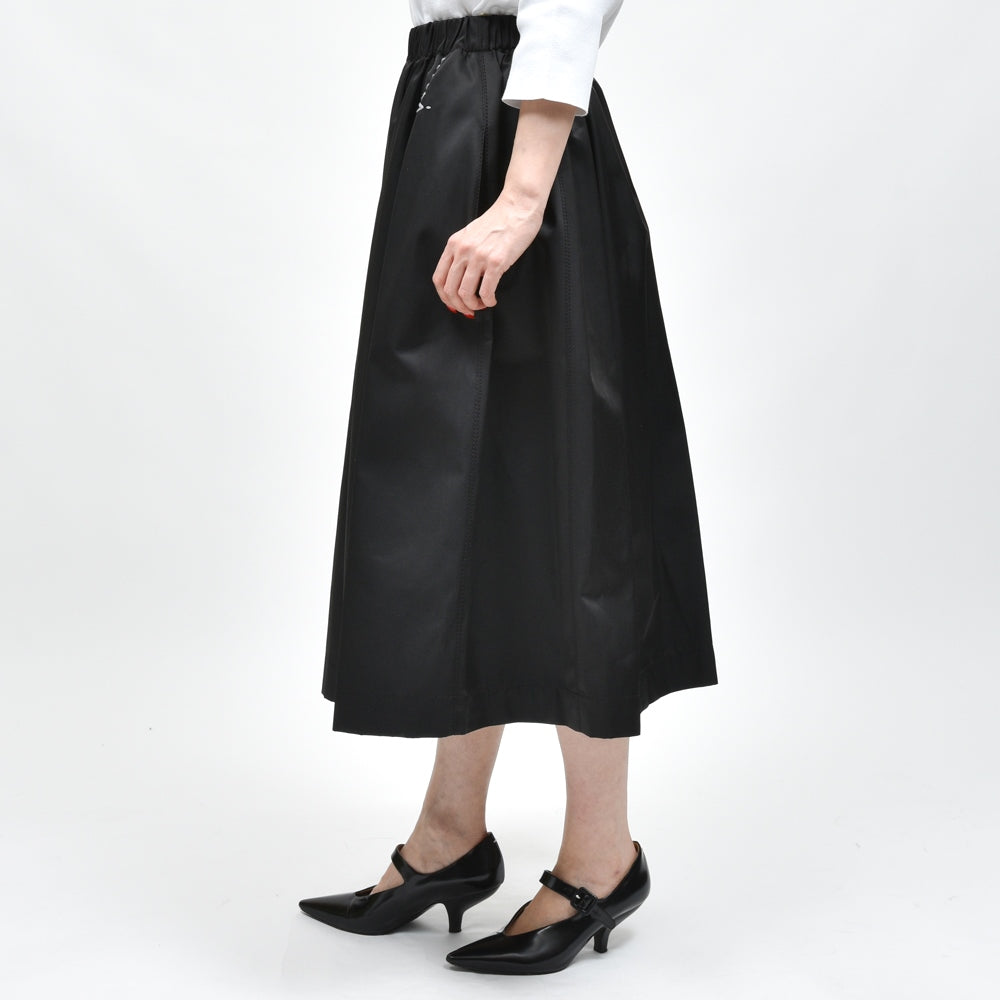 MARNI(マルニ)<BR>GOMA0459S3/UTP749WR ポリコットンタフタワイドスカート