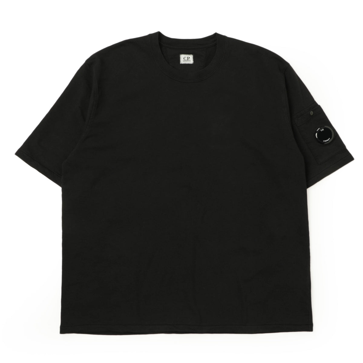 シーピーカンパニー / 【日本限定モデル】スウェット ライトフリース Tシャツ / 18CMSS322J / 002246G / ブラック