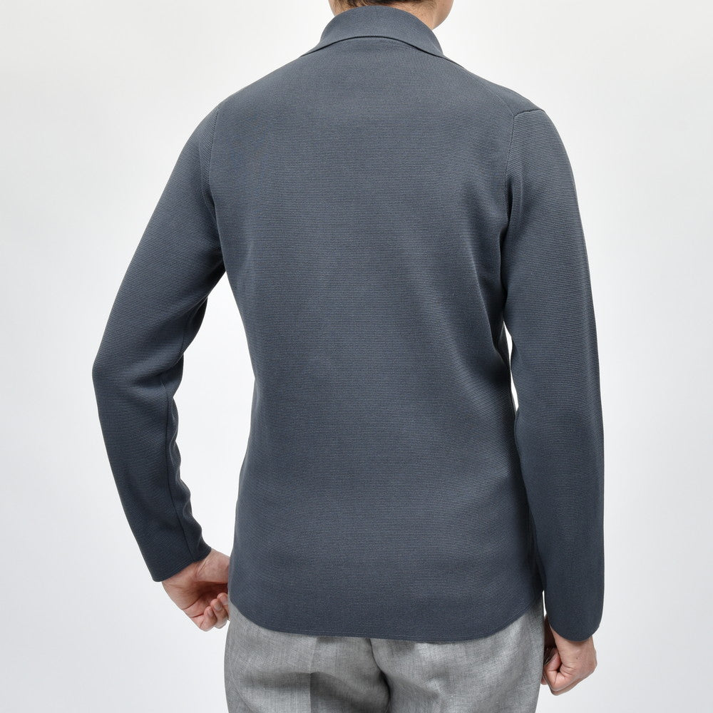 FILIPPO DE LAURENTIIS（フィリッポ デ ローレンティス） コットンミラノリブ6Bダブルニットジャケット RJMLDPT10