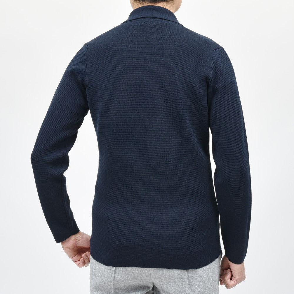 FILIPPO DE LAURENTIIS（フィリッポ デ ローレンティス） コットンミラノリブ6Bダブルニットジャケット RJMLDPT10