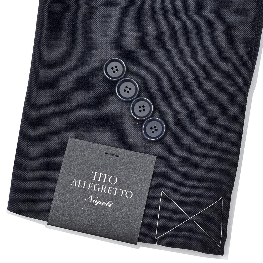 TITO ALLEGRETTO ティト アレグレット DORMEUIL ヴァージンウール モヘア 1プリーツ シングル3Bスーツ