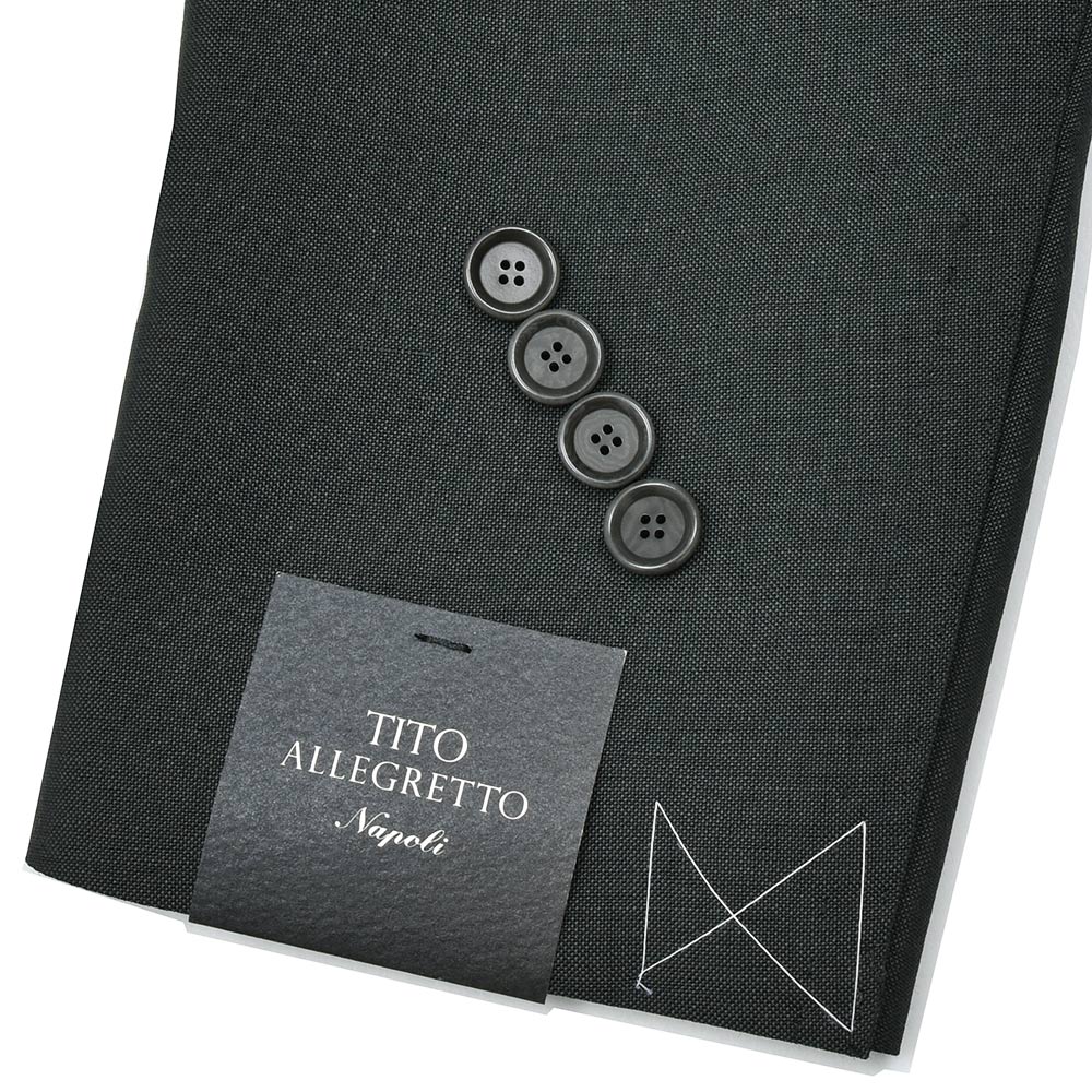 TITO ALLEGRETTO ティト アレグレット ヴァージンウール モヘア 1プリーツ シングル3Bスーツ