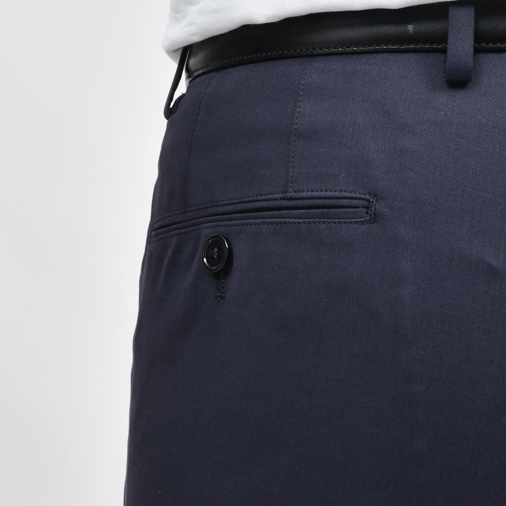 guji（グジ） ストレッチコットンカシミア1プリーツパンツ(MADE BY RING JACKET / Ermenegildo Zegna ファブリック) 13051200028