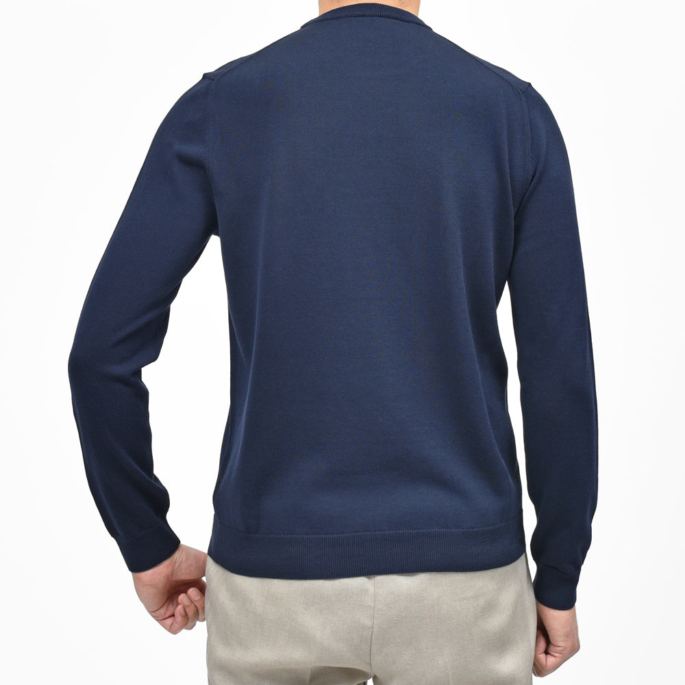 ZANONE（ザノーネ） 12ゲージコットンクレープクルーネックニット GIRO/SLIM FIT/810104/ZY318/35404