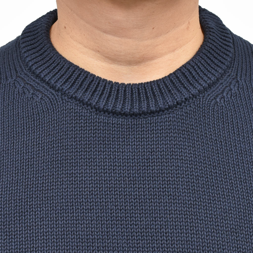 ZANONE（ザノーネ） 5ゲージソフトコットンクルーネックニット GIRO/SLIM FIT/810104/ZN392/35403