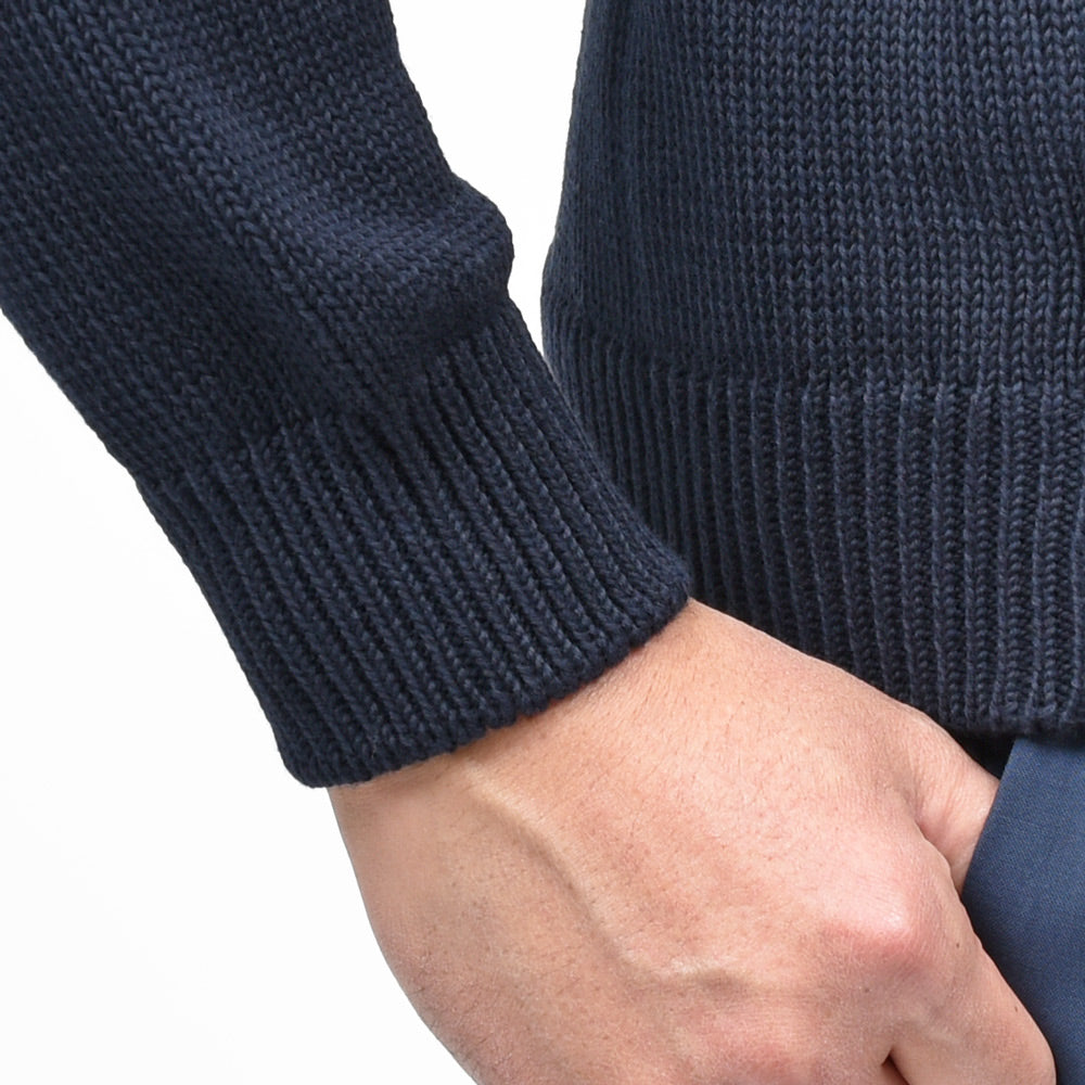 ZANONE（ザノーネ） 5ゲージソフトコットンクルーネックニット GIRO/SLIM FIT/810104/ZN392/35403