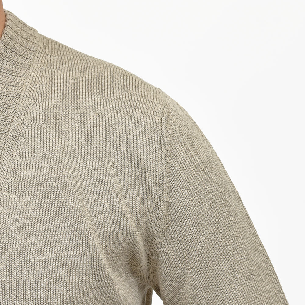 ZANONE（ザノーネ） 7ゲージリネンコットンニットカーディガン CARDIGAN/SLIM FIT/810106/Z1337/35604