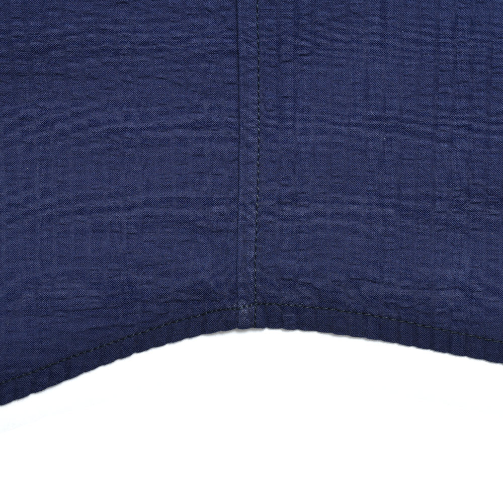 GLANSHIRT（グランシャツ） コットンシアサッカーS/Sオープンカラーシャツ 476-32401