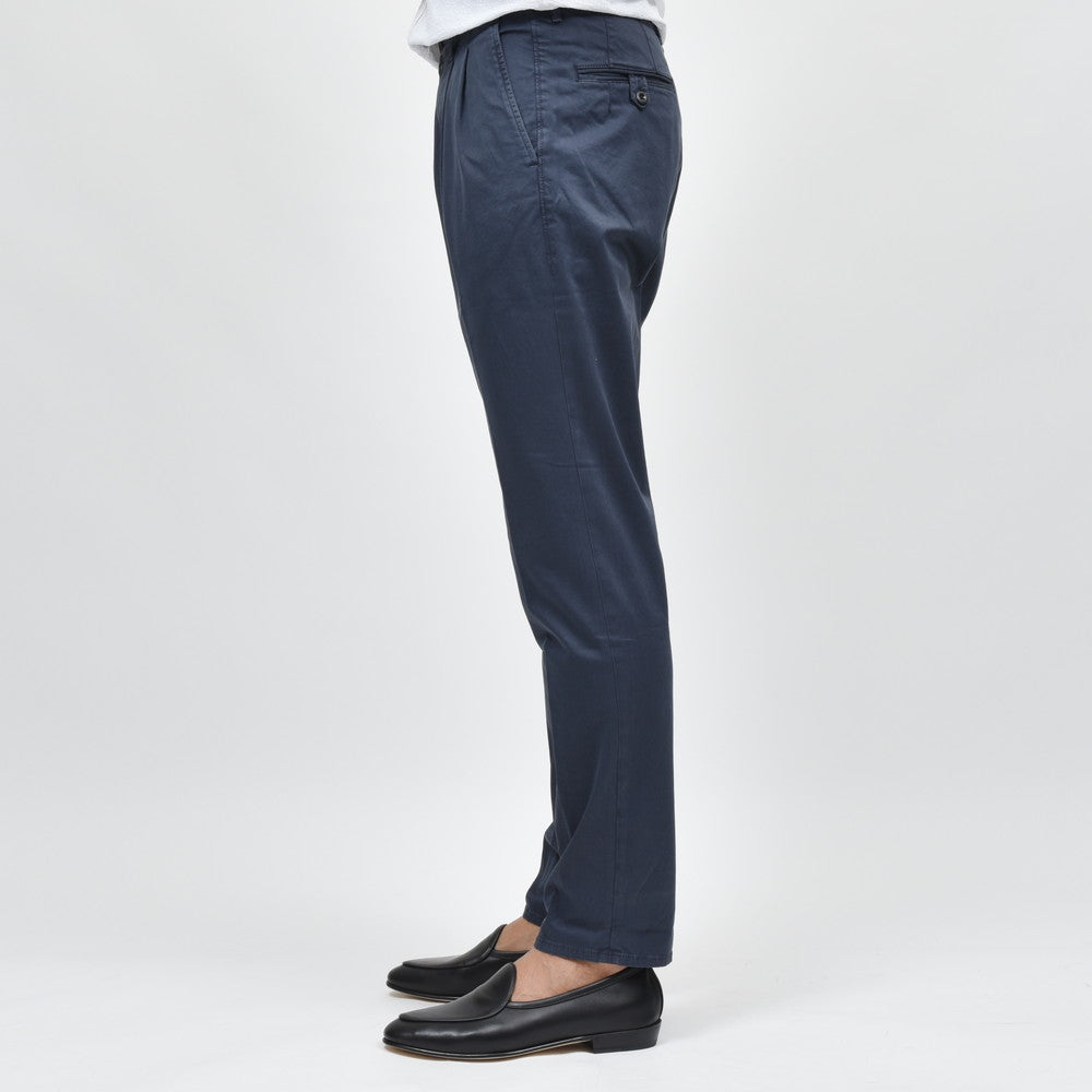 INCOTEX SLACKS（インコテックス スラックス） TAPERED FIT ガーメントダイオーガニックコットンストレッチ2プリーツテーパードチノ
