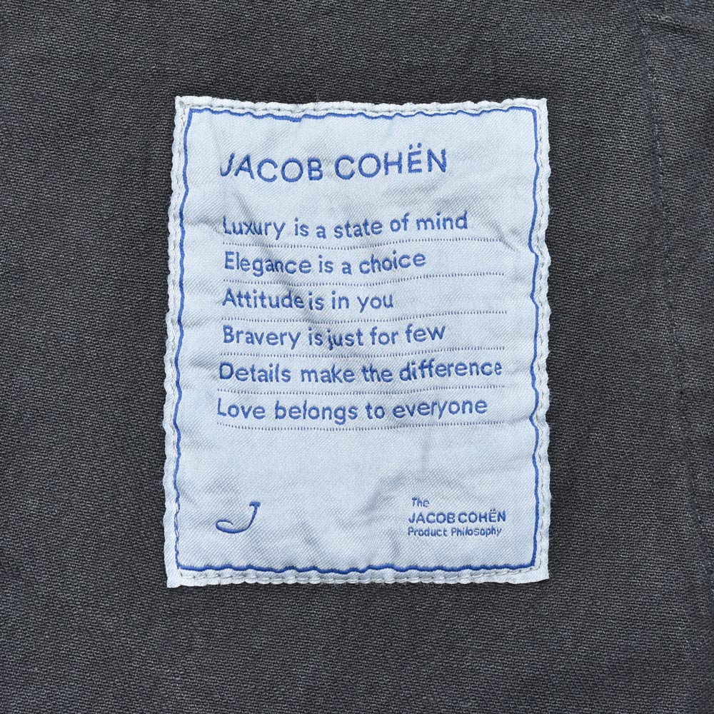 JACOB COHEN（ヤコブ コーエン） ウォッシュドブラックデニムトラッカージャケット 226-21701