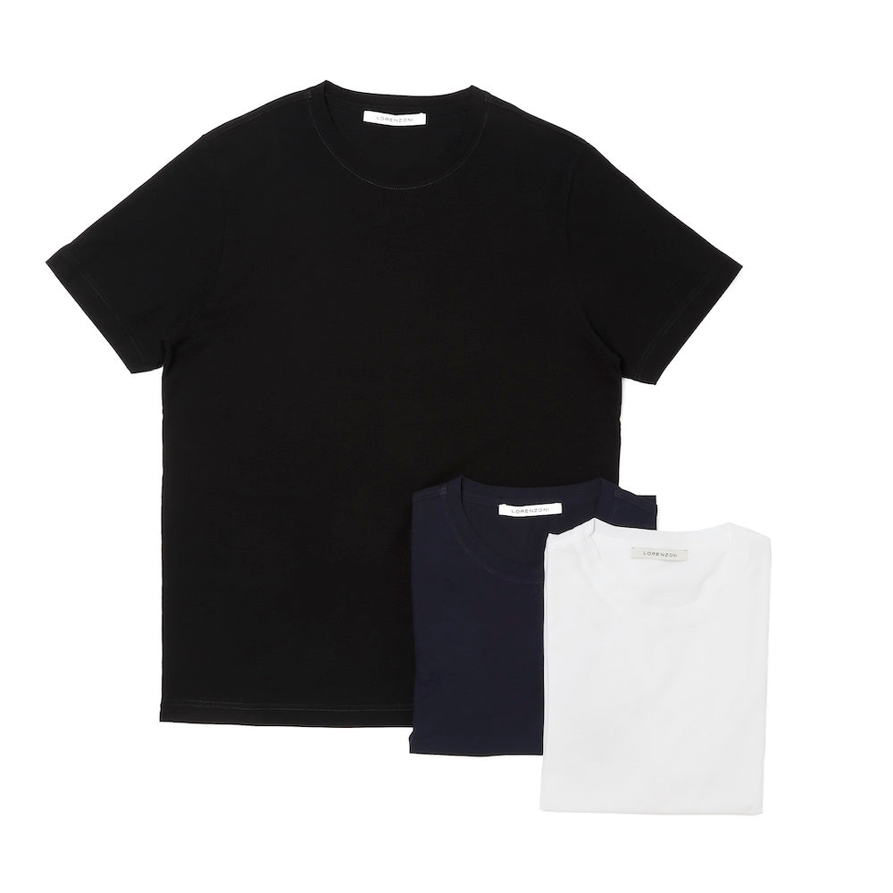 ロレンツォーニ / Cool Cotton ショートスリーブ Tシャツ(Filo di Scozia)/29061201L