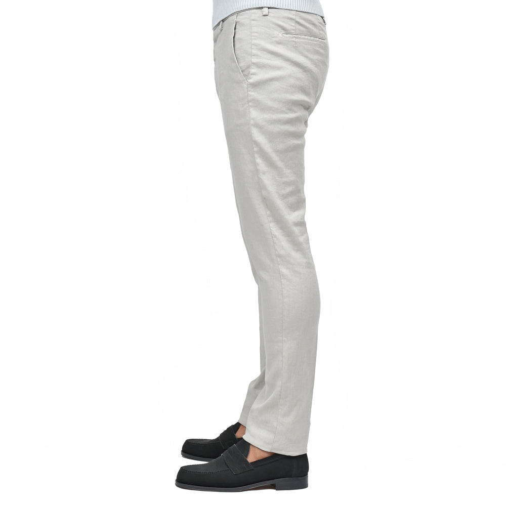 BERWICH（ベルウィッチ） MORELLOモレッロ ガーメントダイリネンコットンストレッチスリムテーパードパンツ JMORELLO-GD-OL0621X