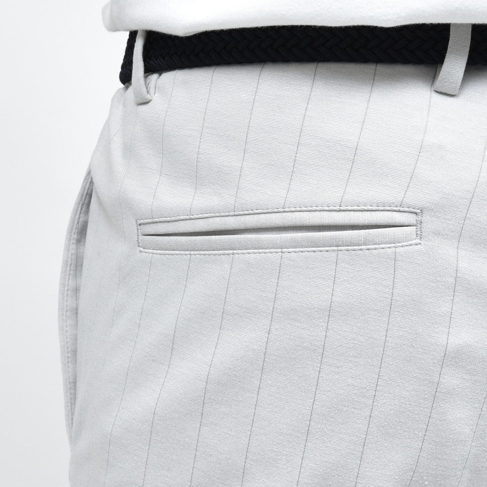 giab's ARCHIVIO（ジャブス アルキヴィオ） guji golf別注MASACCIOマサッチョ ペンシルストライプジャージシャーリングパンツ A3719