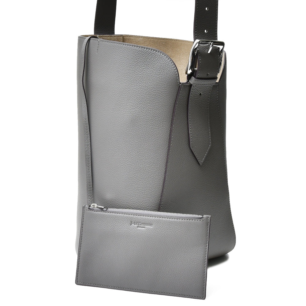 J&M DAVIDSON（J&M デヴィッドソン） QUIVER BUCKETクイバーバケット スモールグレインレザーショルダーバッグ